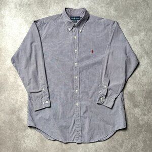 Ralph Lauren Men's White and Purple Shirt